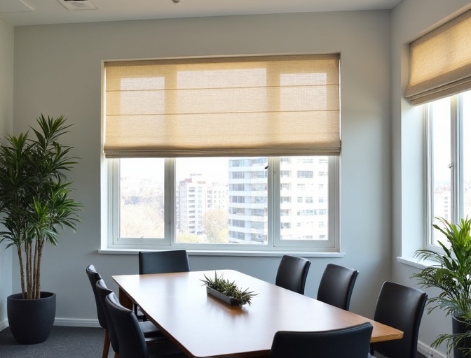 Chambers Flat Roman Blinds Cleaning