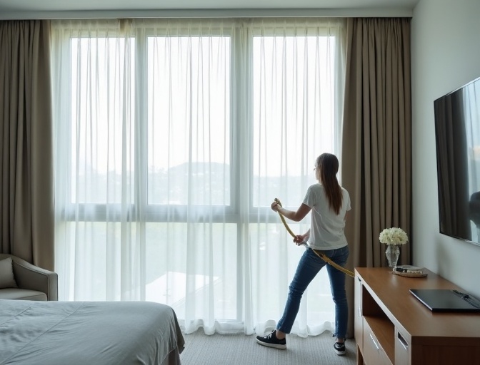 Chambers Flat Sheer Curtain Cleaning
